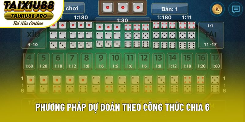 Phương pháp dự đoán theo công thức chia 6