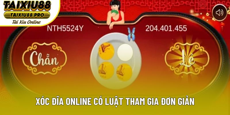 Xóc đĩa online có luật tham gia đơn giản